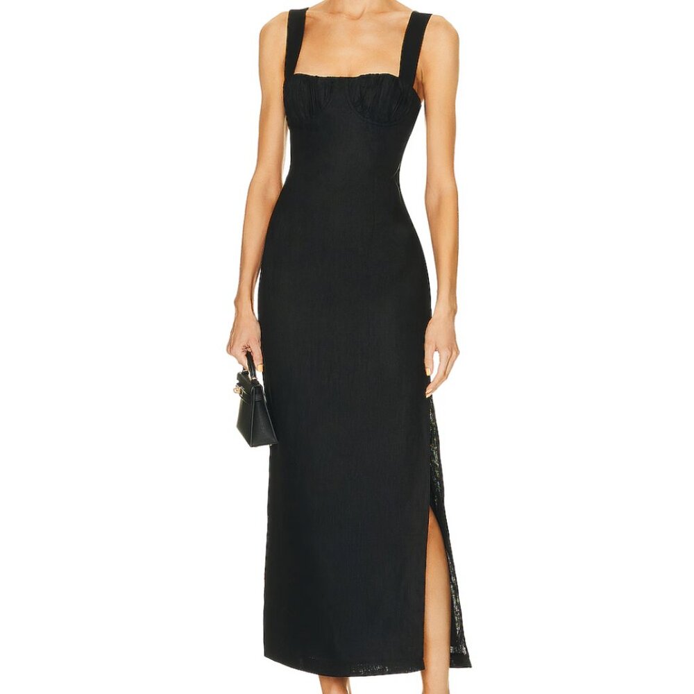 SIR Bettina linen maxi dress